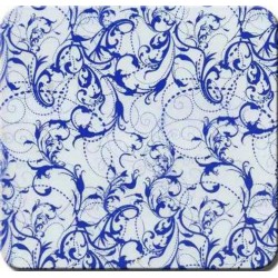 Blue Paisley hydrographics water transfer film