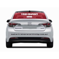 CAR REAR STANDARD SIZE WINDOW GRAPHICS / DECAL Printing Service