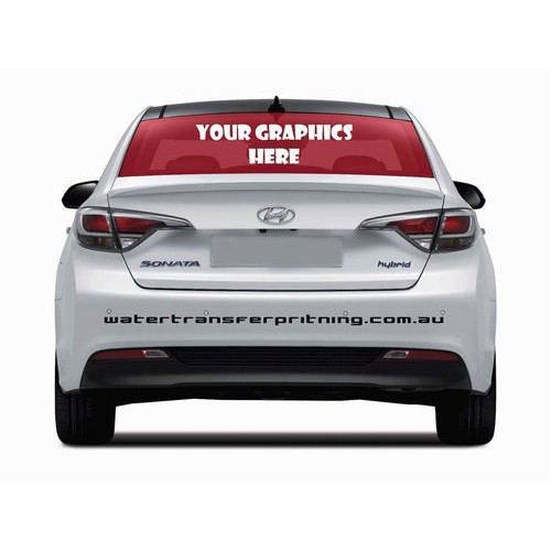 CAR REAR STANDARD SIZE WINDOW GRAPHICS / DECAL Printing Service