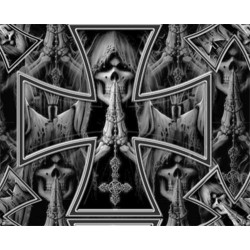 Cross Grim Reaper Hydrographic Film Pattern Exclusive