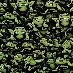 Angry Frogs Hydrographics film design print