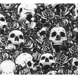 Flower Skulls TR Hydrographics film